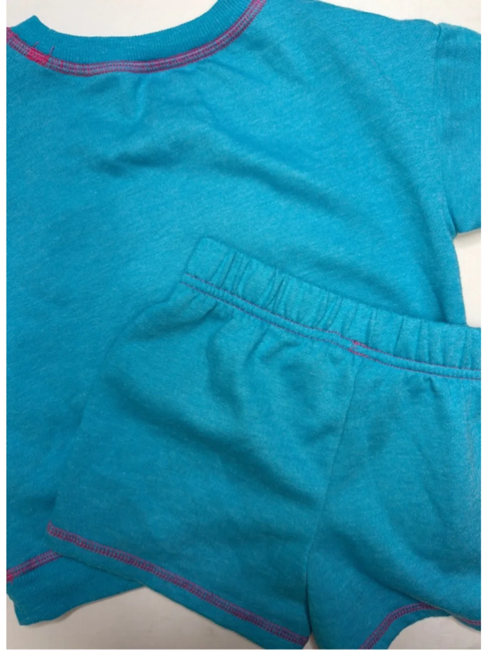 Girls Disney Stitch Matching Set Size 5 Shorts Sweatshirt